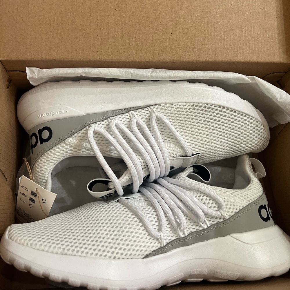 Adidas White and Gray Sneakers